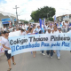 Estudantes vão às ruas em favor da paz