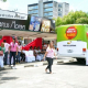Mulheres participam do Outubro Rosa