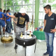 Reciclagem transforma lixo em arte