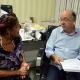 José Ronaldo entrega a Luislinda Valois cópia de leis sancionadas relacionadas à cultura