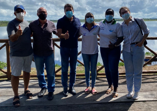 Equipes fazem vistoria final para realização de etapa do Campeonato Baiano de Canoagem no Lago Pedra do cavalo 