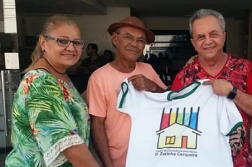 Flávio José doa 50 cestas básicas para idosos do Centro de Convivência Dona Zazinha Cerqueira