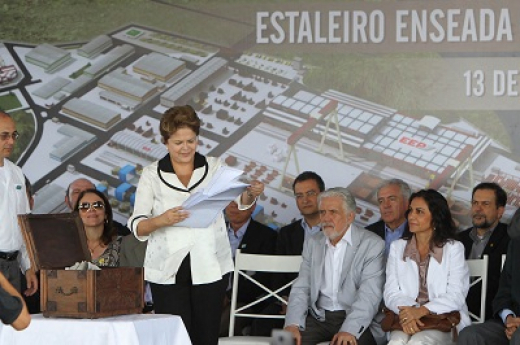 Lançada pedra fundamental do Estaleiro Enseada do Paraguaçu