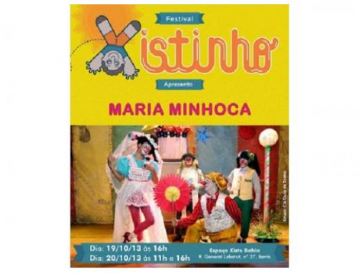 Espetáculo Maria Minhoca: uma história de amor apaixonante