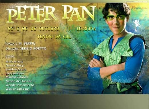 Tem Peter Pan no teatro da CDL