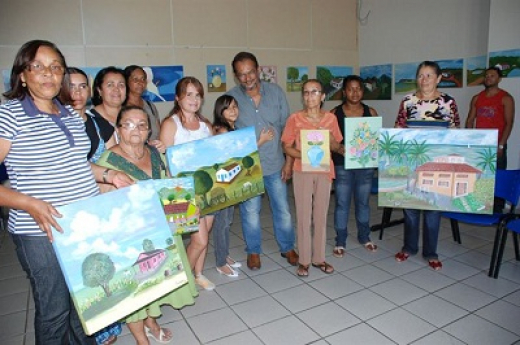 Mostra de artes plásticas no Maestro Miro