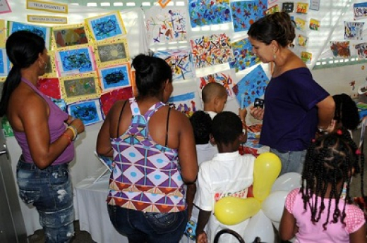 Exposições de artes nas escolas municipais