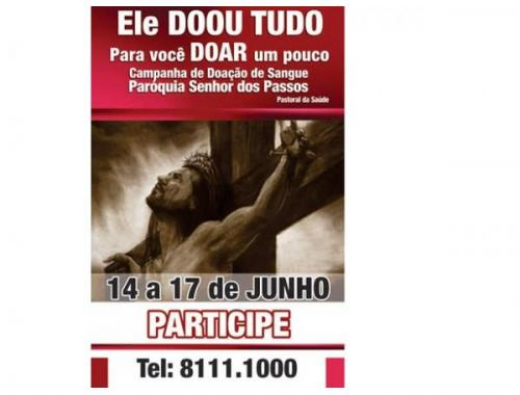 Participe da Campanha de Doação de Sangue