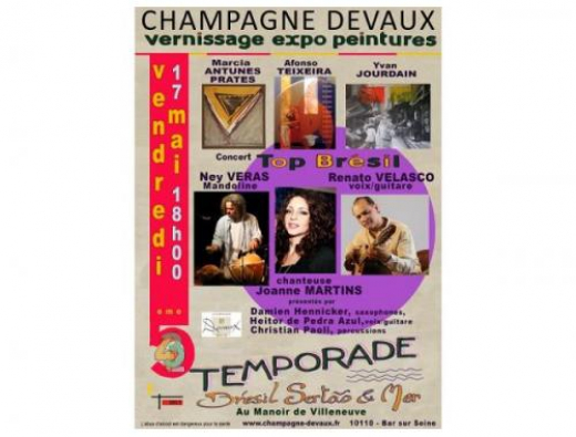 Champagne Devaux - vernissage expo peintures