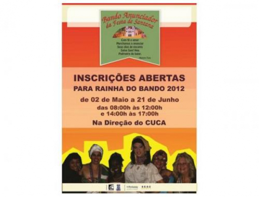 Inscrições para rainha do Bando Anunciador