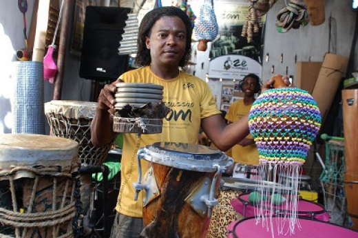 Instrumentos musicais fabricados na Expofeira
