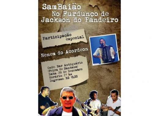 Furdunço de Jackson do Pandeiro neste sábado