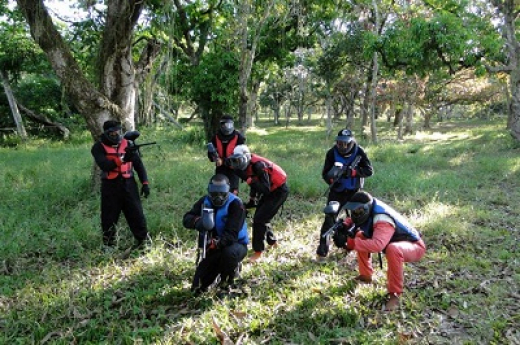 Paintball no Parque da Cidade