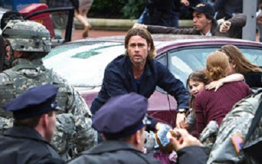 Filme apocalíptico com Brad Pitt