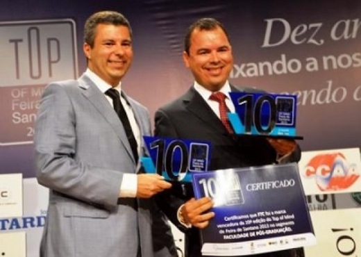 FTC Feira é duplamente premiada no Top Of Mind