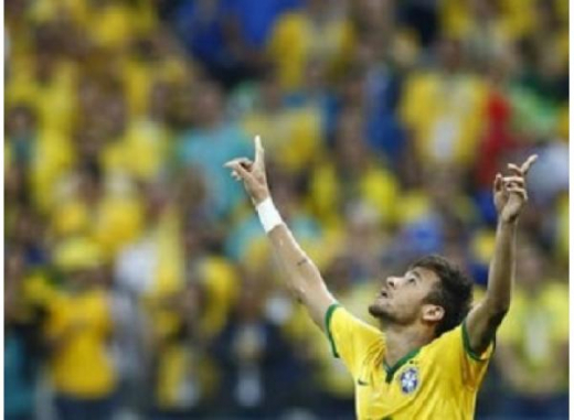 Neymar e árbitro garantem festa do Brasil 