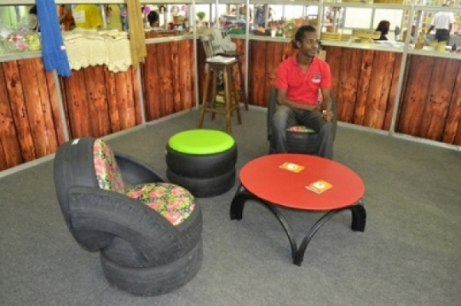 Expofeira: reciclados mostram funcionalidade