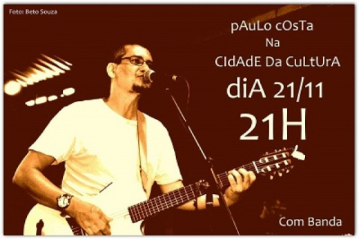 Paulo Costa na Cidade da Cultura nesta sexta