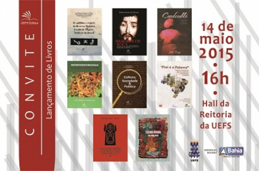 UEFS Editora lança novos livros na próxima quinta-feira