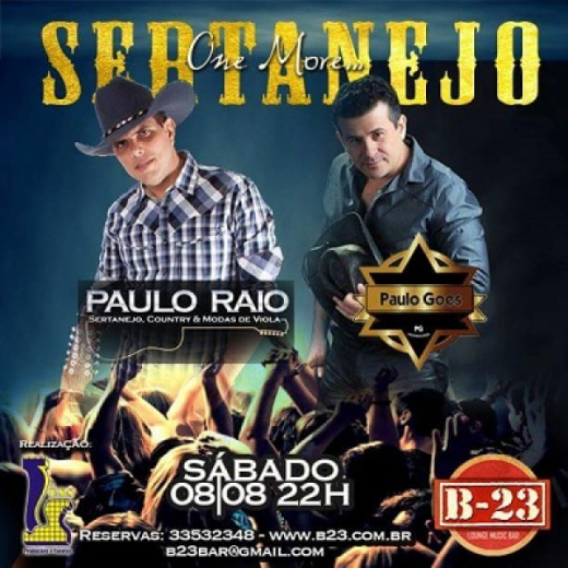 Eles Voltaram! Paulo Raio e Paulo Góes no B-23.
