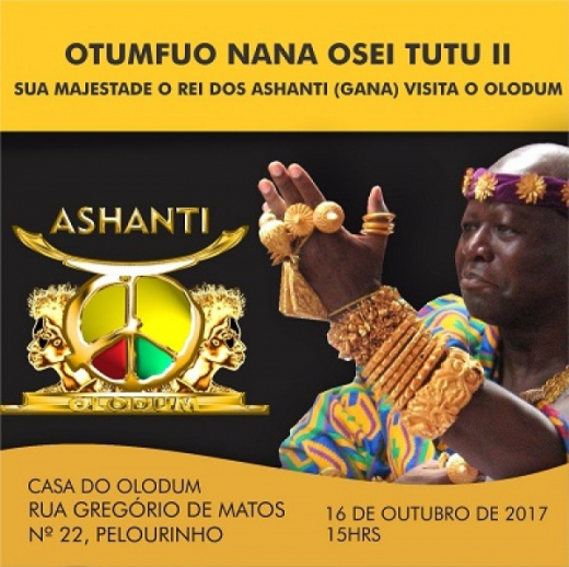 Olodum recebe Rei de Gana