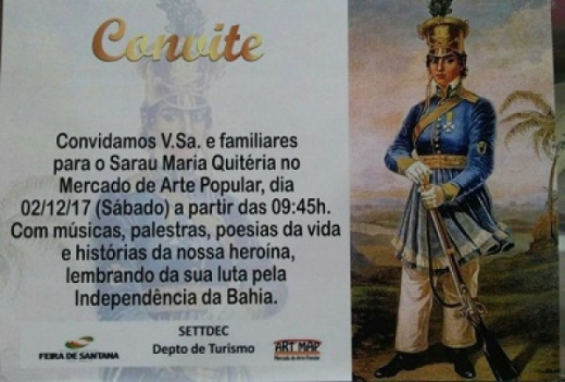 1º Sarau Maria Quitéria