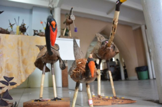 O dom de transformar coco seco em arte