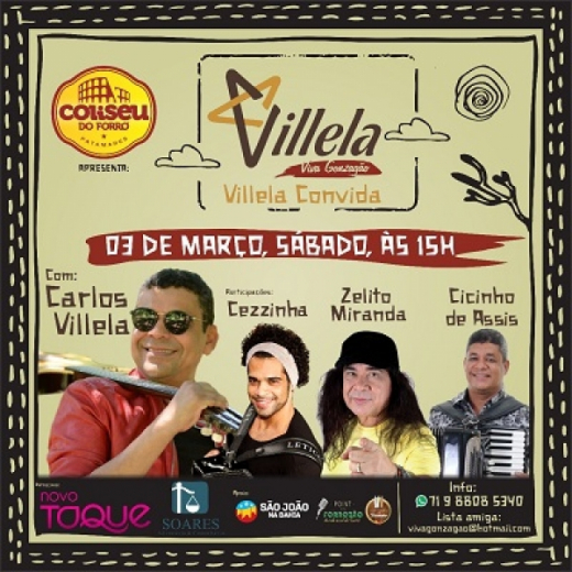 Viva Gonzagão- Villela Convida