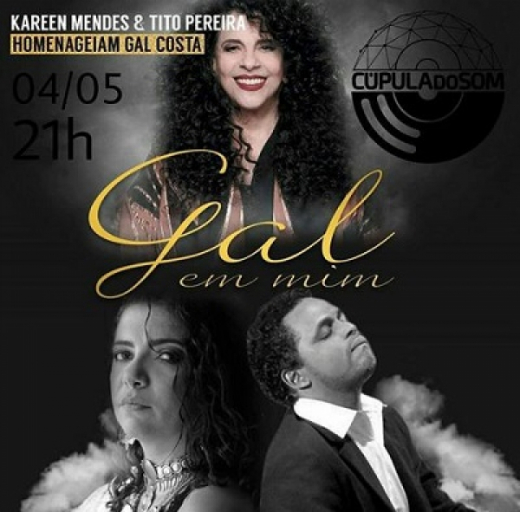Kareen Mendes e Tito Pereira homenageiam Gal Costa