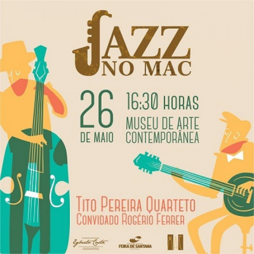 Tito Pereira recebe Rogério Ferrer no projeto Jazz no MAC