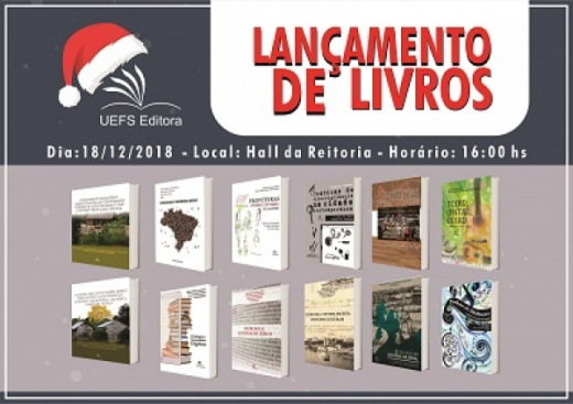 Dezesseis livros em novo lançamento da Uefs Editora